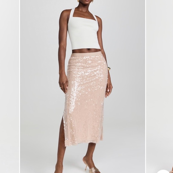 New Rachel Zoe sequin midi Skirt - Picture 5 of 14